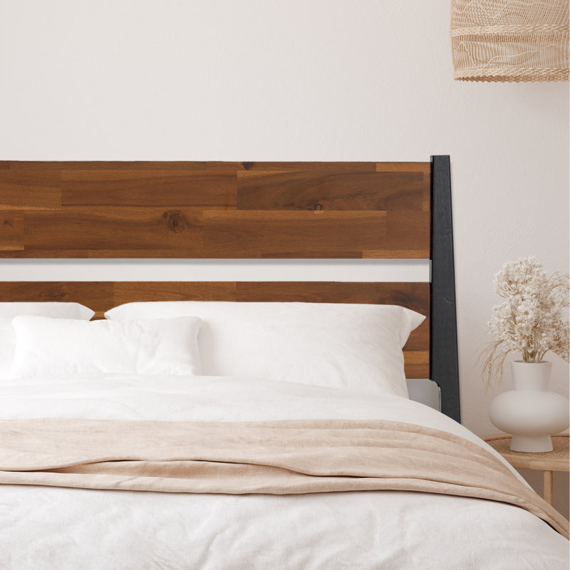 Bed frame compatible with headboard sales